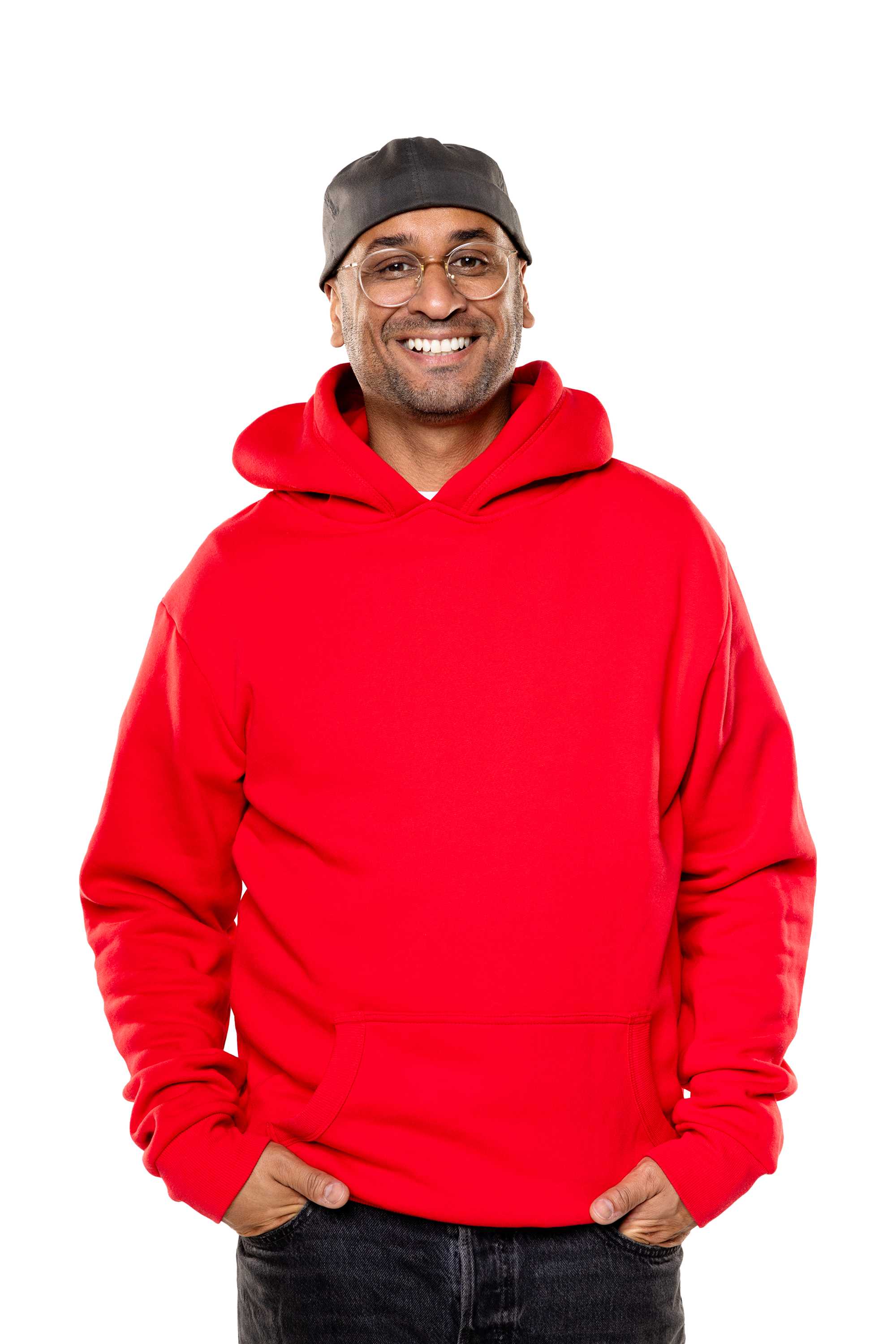 BASIC RED HOODIE