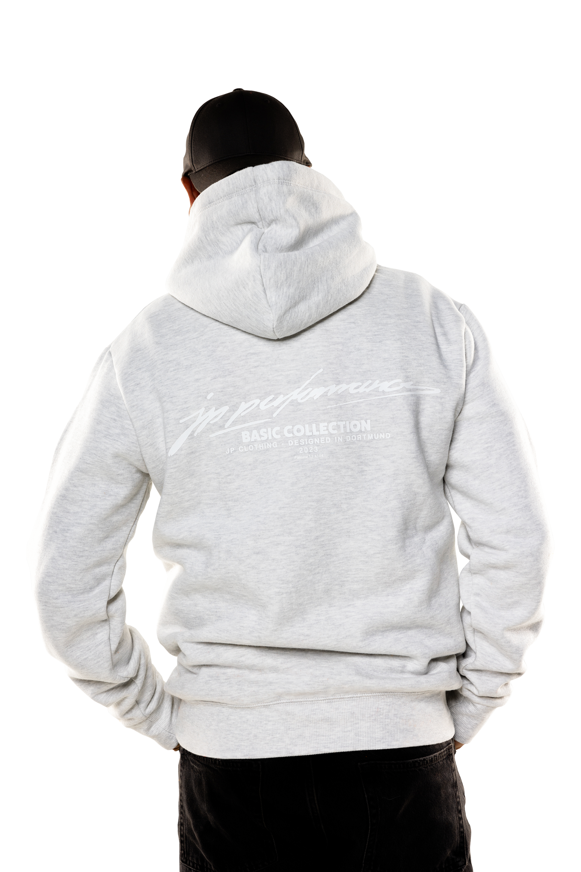 BASIC HOODIE GREY MELANGE