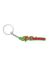 KEYCHAIN CLASSIC GREEN/PINK